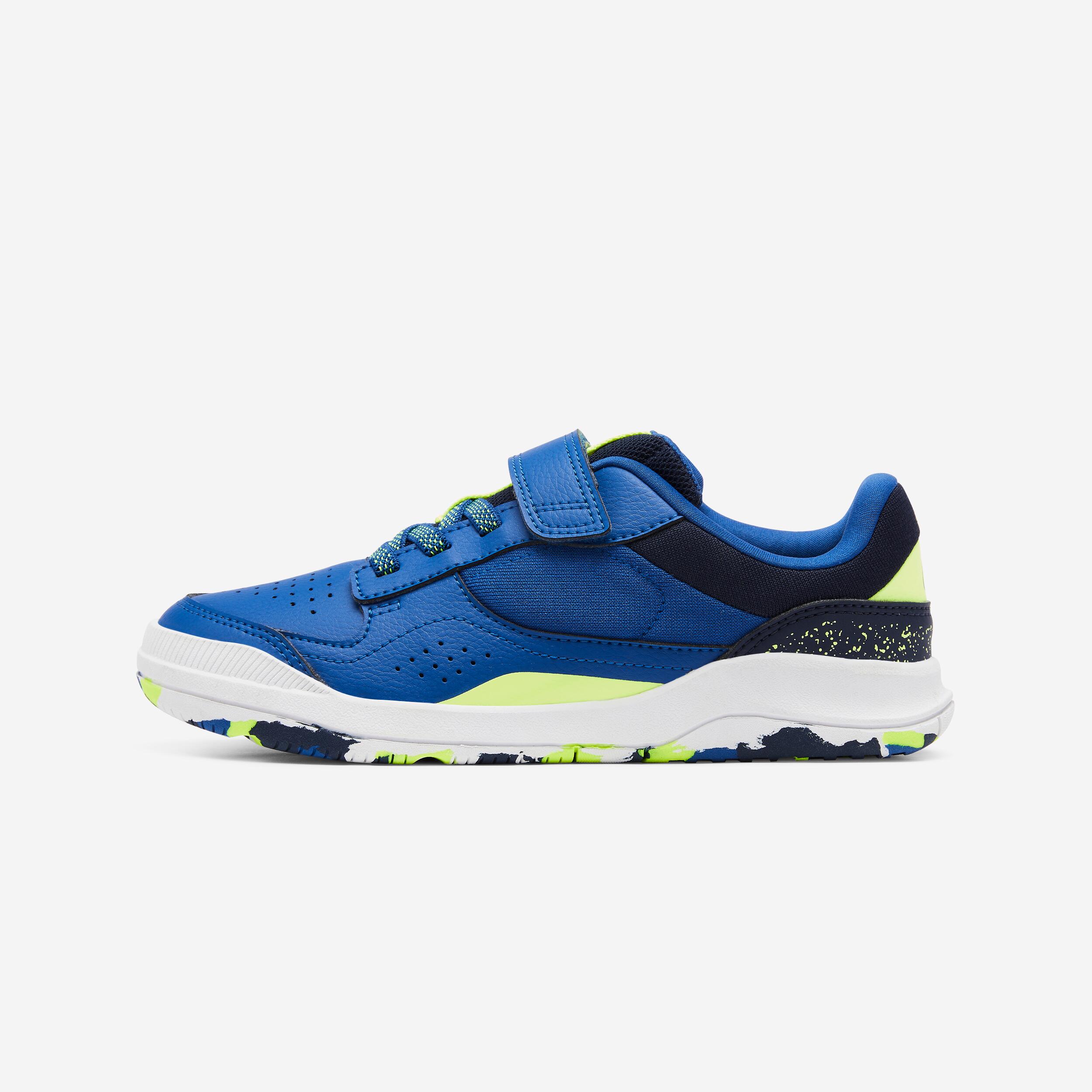 Playventure yard scratch lace-up shoes - neon blue