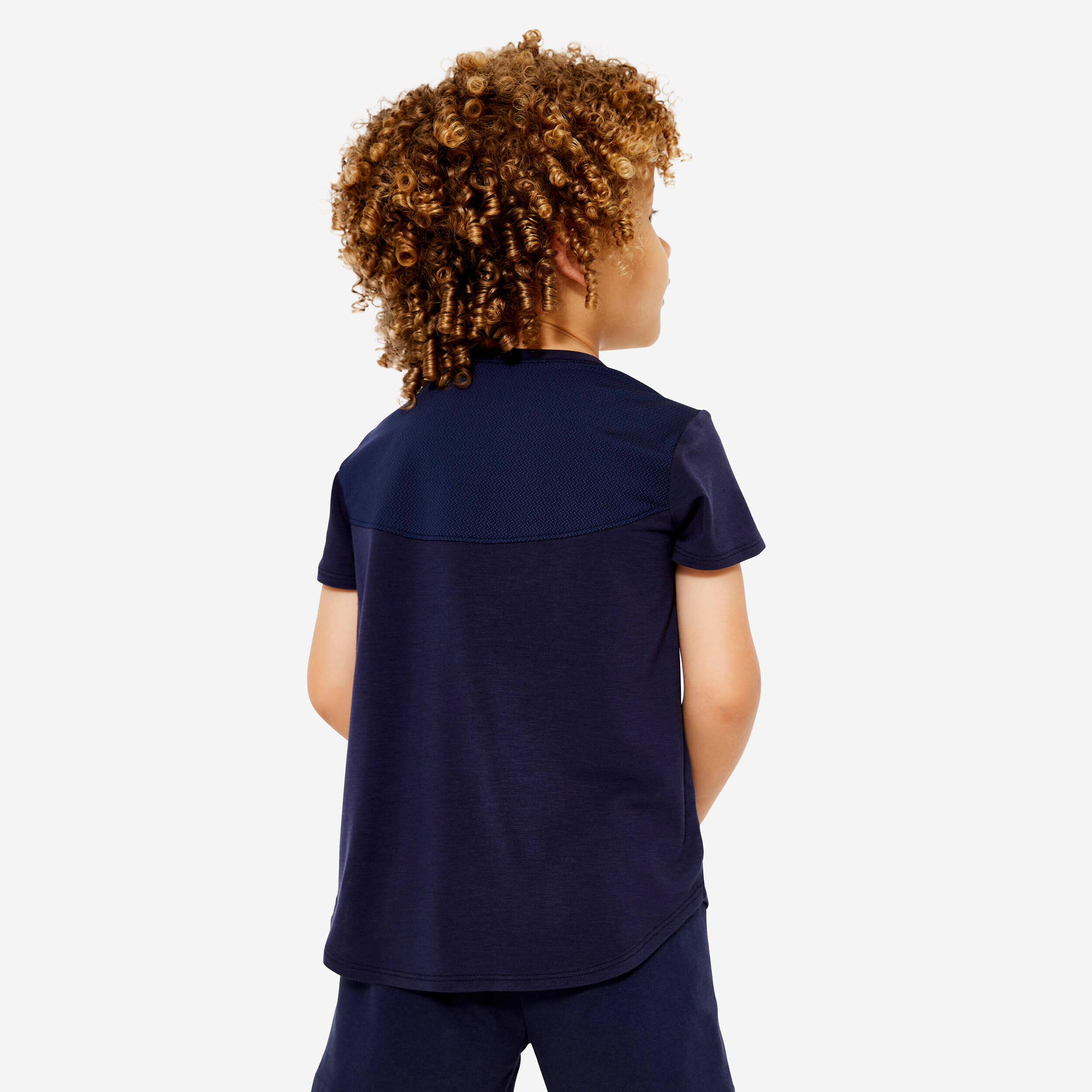 Kids' Baby Lightweight Breathable 500 T-Shirt - Steel Blue -  4