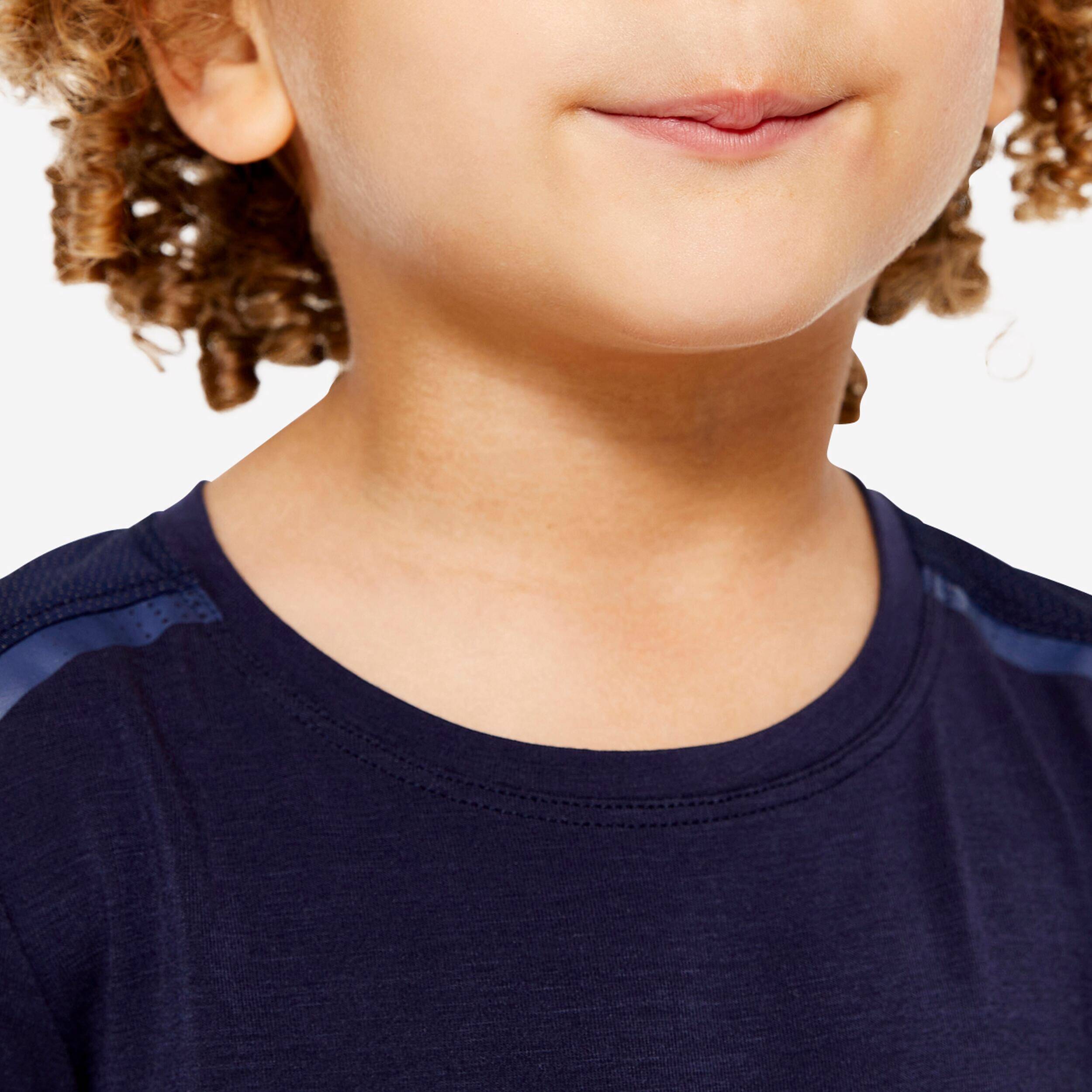 Kids' Baby Lightweight Breathable 500 T-Shirt - Steel Blue -  3