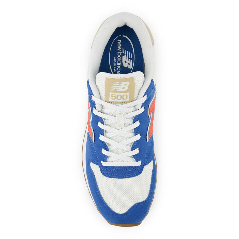 Baskets Homme, New Balance 500 bleues rouges