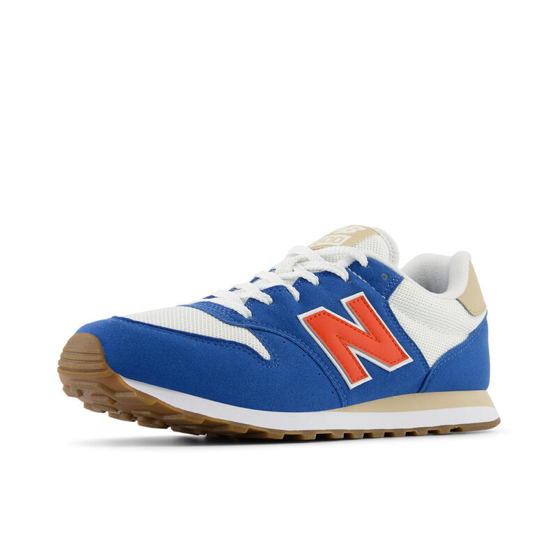 Baskets Homme, New Balance 500 bleues rouges