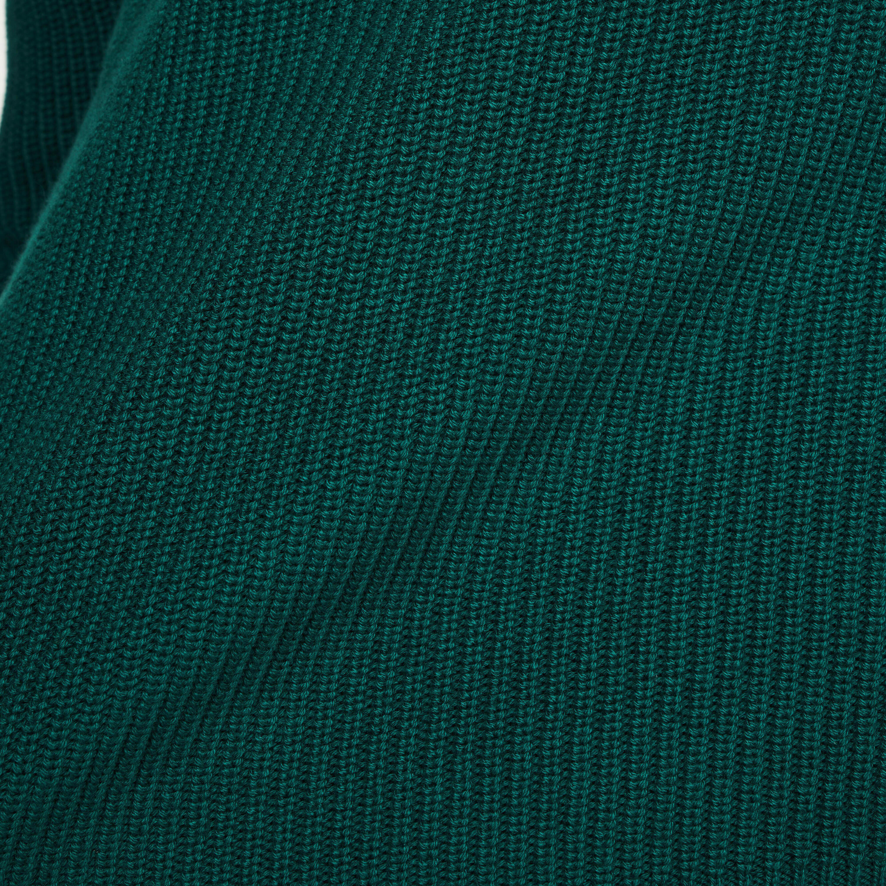 Pull golf zippé femme, MW500  vert 3/7