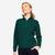 Pull golf zippé femme, MW500  vert