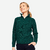Pull golf zippé femme, MW500  vert