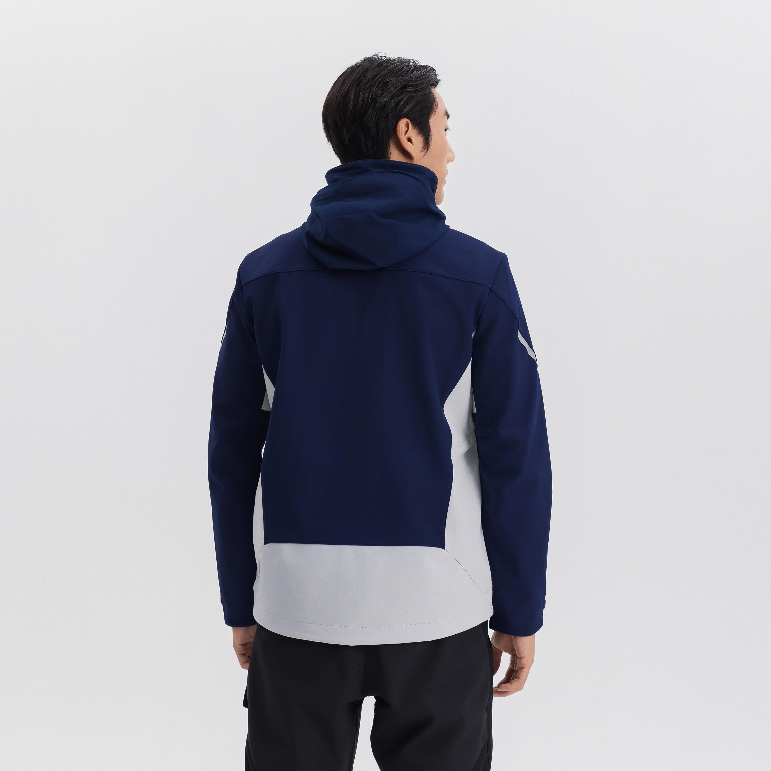 Men's Windbreaker Softshell Sailing Jacket With Hood 500