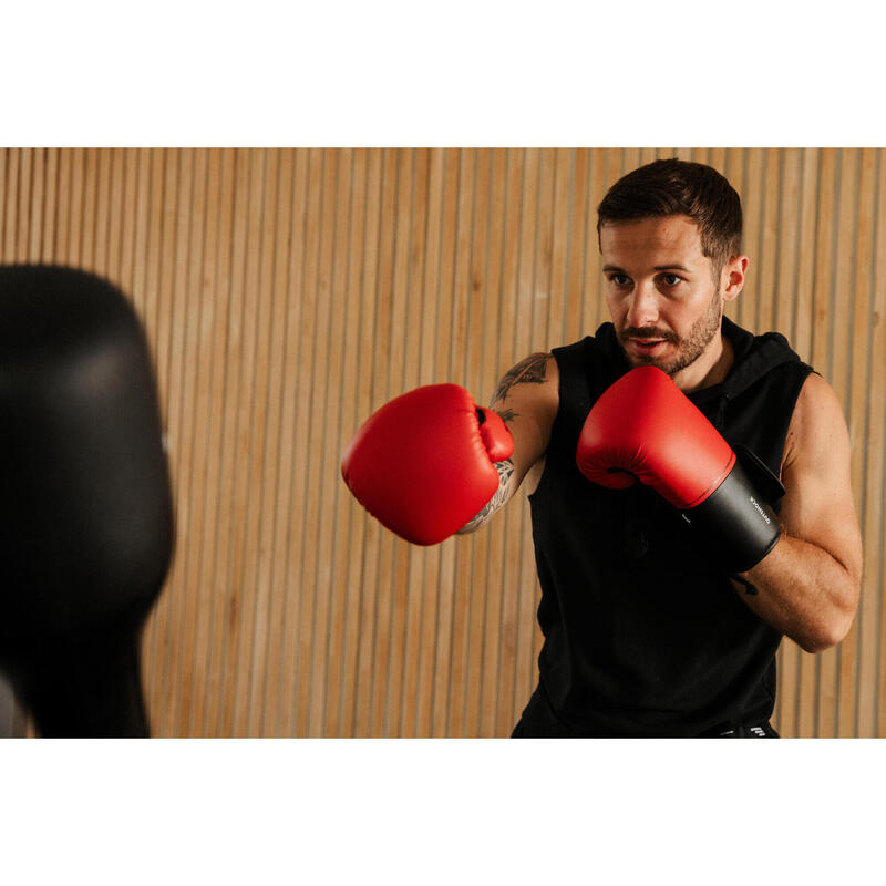 GANTS DE BOXE 100 - ROUGE