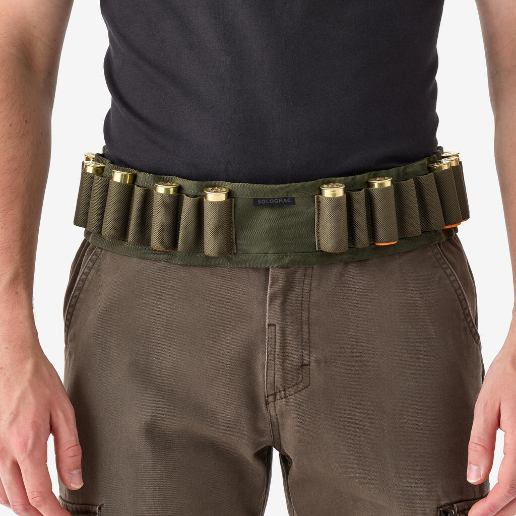 12 gauge fabric hunting cartridge belt