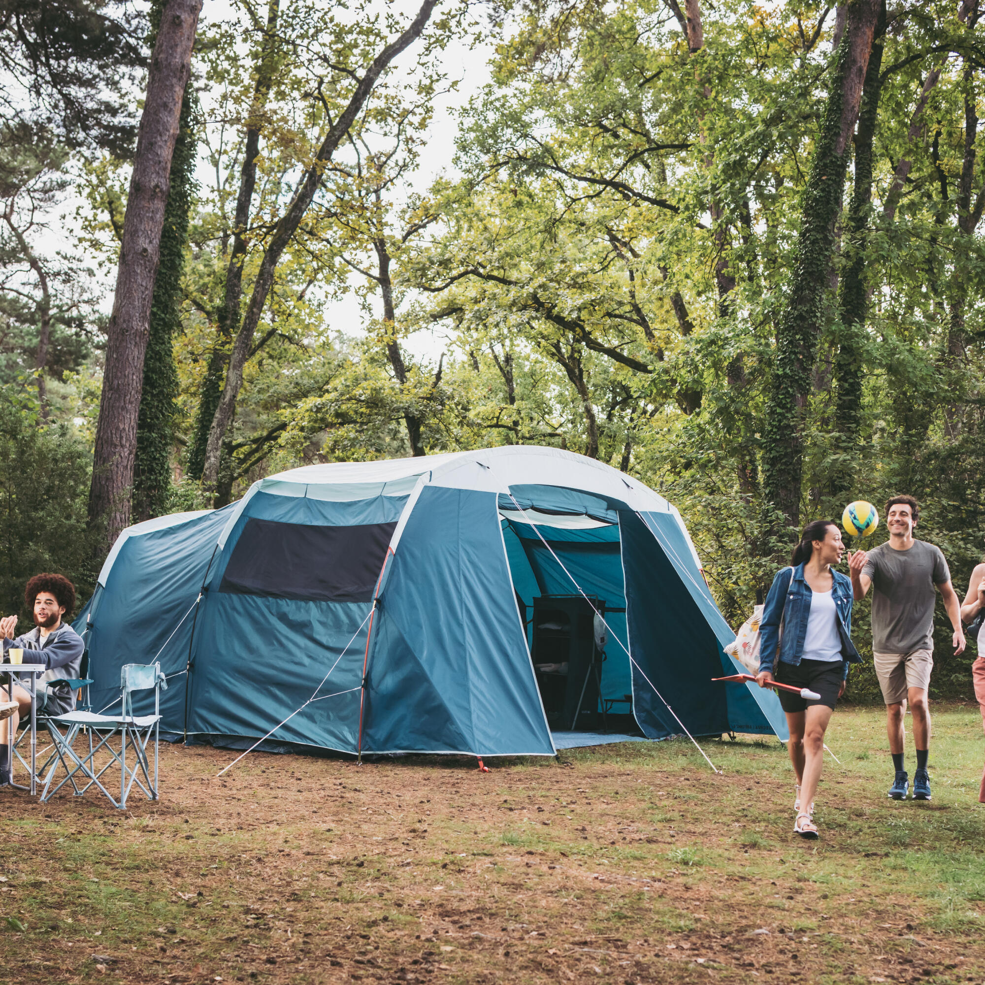 Kampeertent voor 6 personen Arpenaz 6.3 koepeltent 3 slaapruimtes 3/23