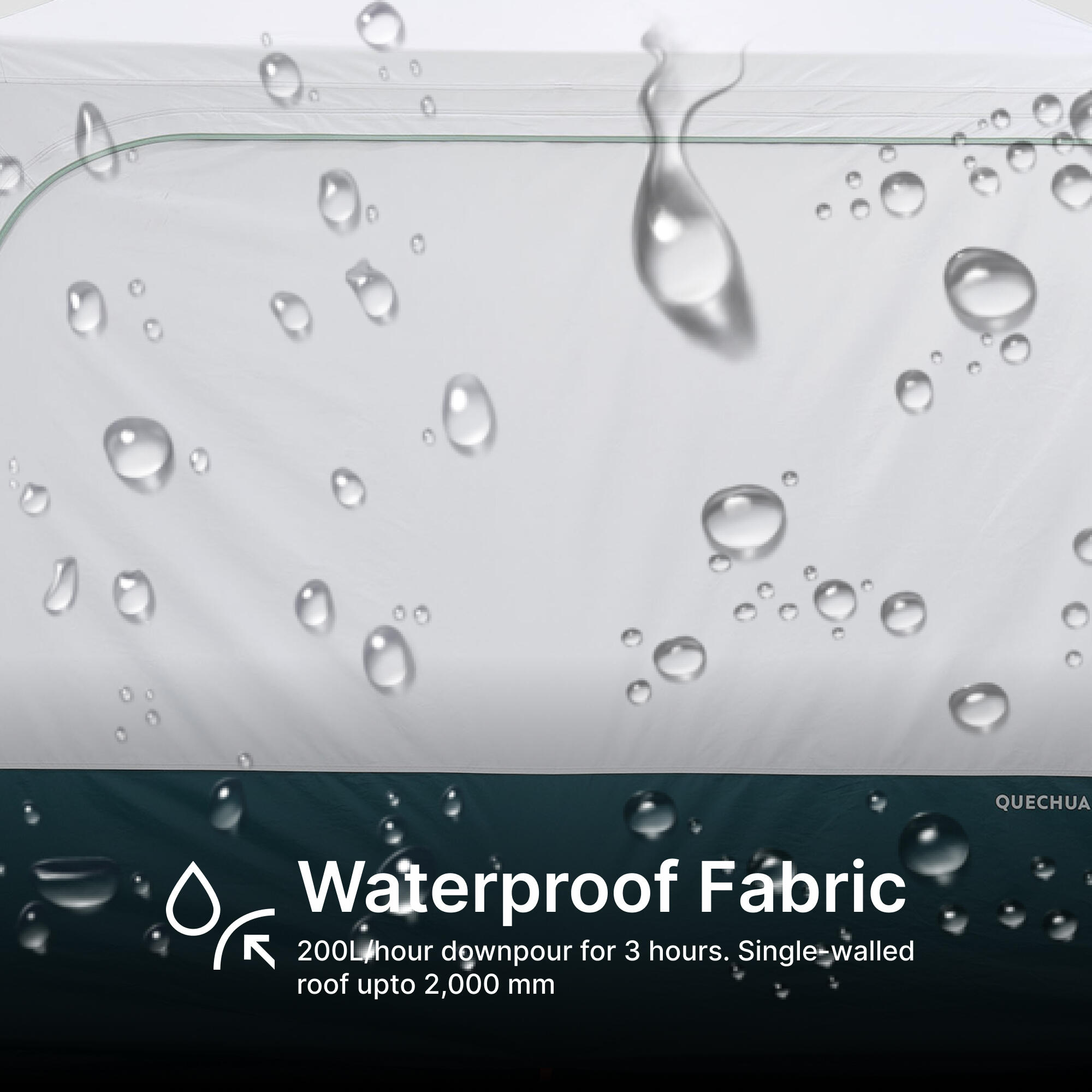 Camping Shelter Arpenaz Base L Fresh (10-Person)