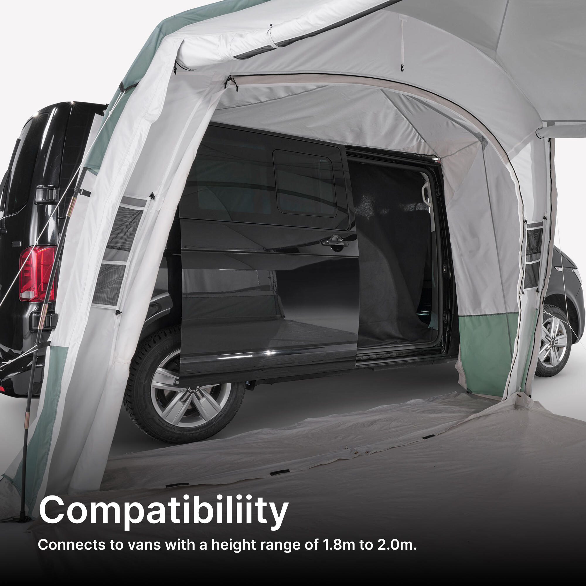 Pole awning for vans and trucks - Van Connect Arpenaz Fresh - 6 people