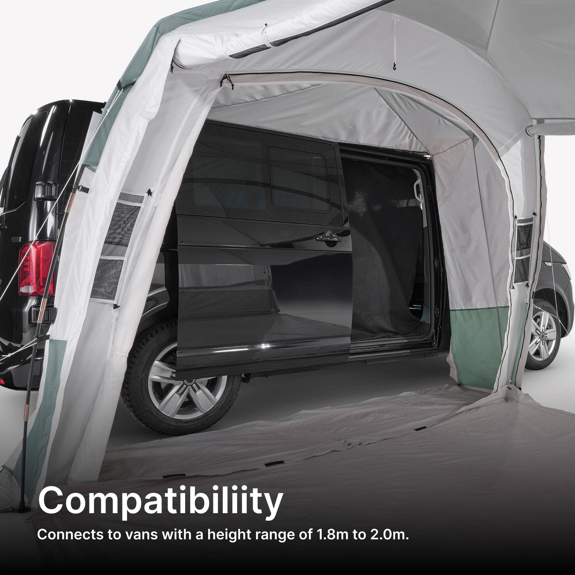 Pole awning for vans and trucks - Van Connect Arpenaz Fresh - 6 people -  4