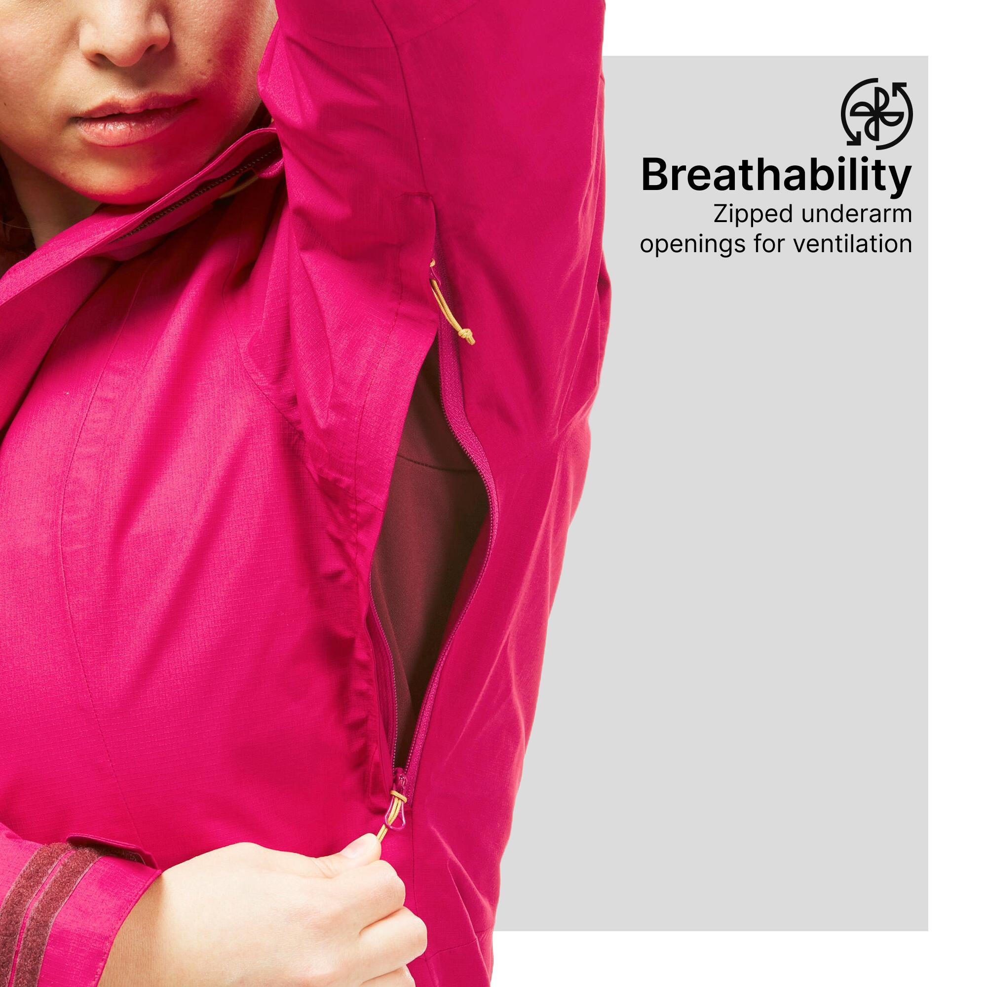 Chamarra de senderismo 3 en 1 impermeable hasta -10 °C para mujer SH500 5/33
