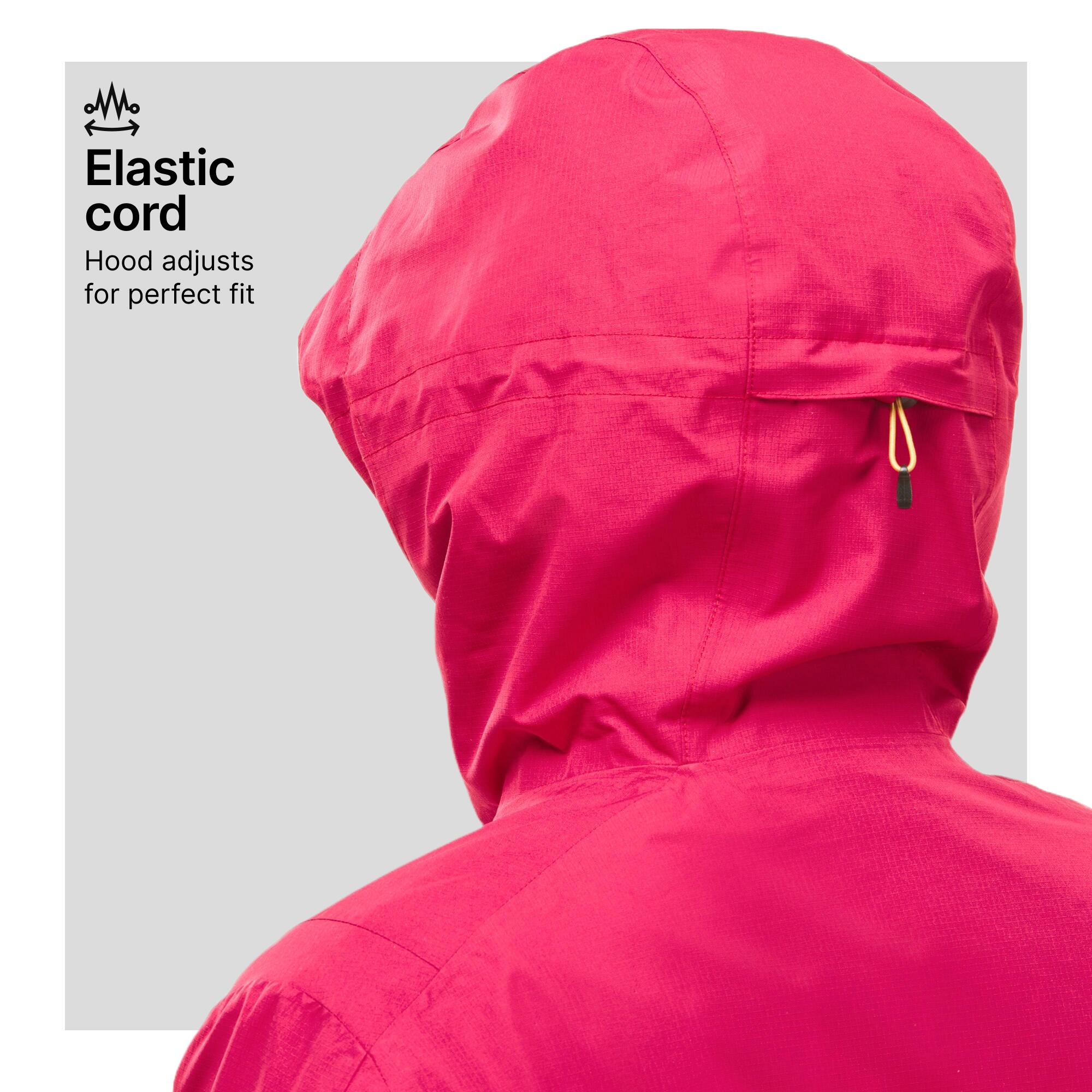 Women’s 3-in-1 waterproof winter hiking jacket - SH500 mountain - 10°C