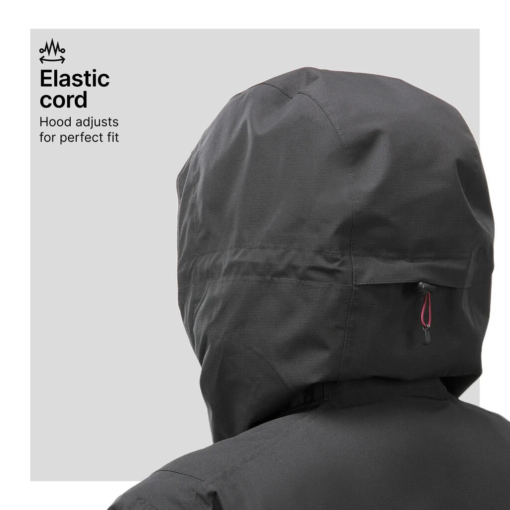 Chaqueta de senderismo impermeable 3 en 1 -8°C para Mujer Quechua MH500