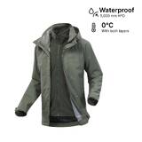 Men’s 3-in-1 waterproof hiking jacket - SH100 0°C