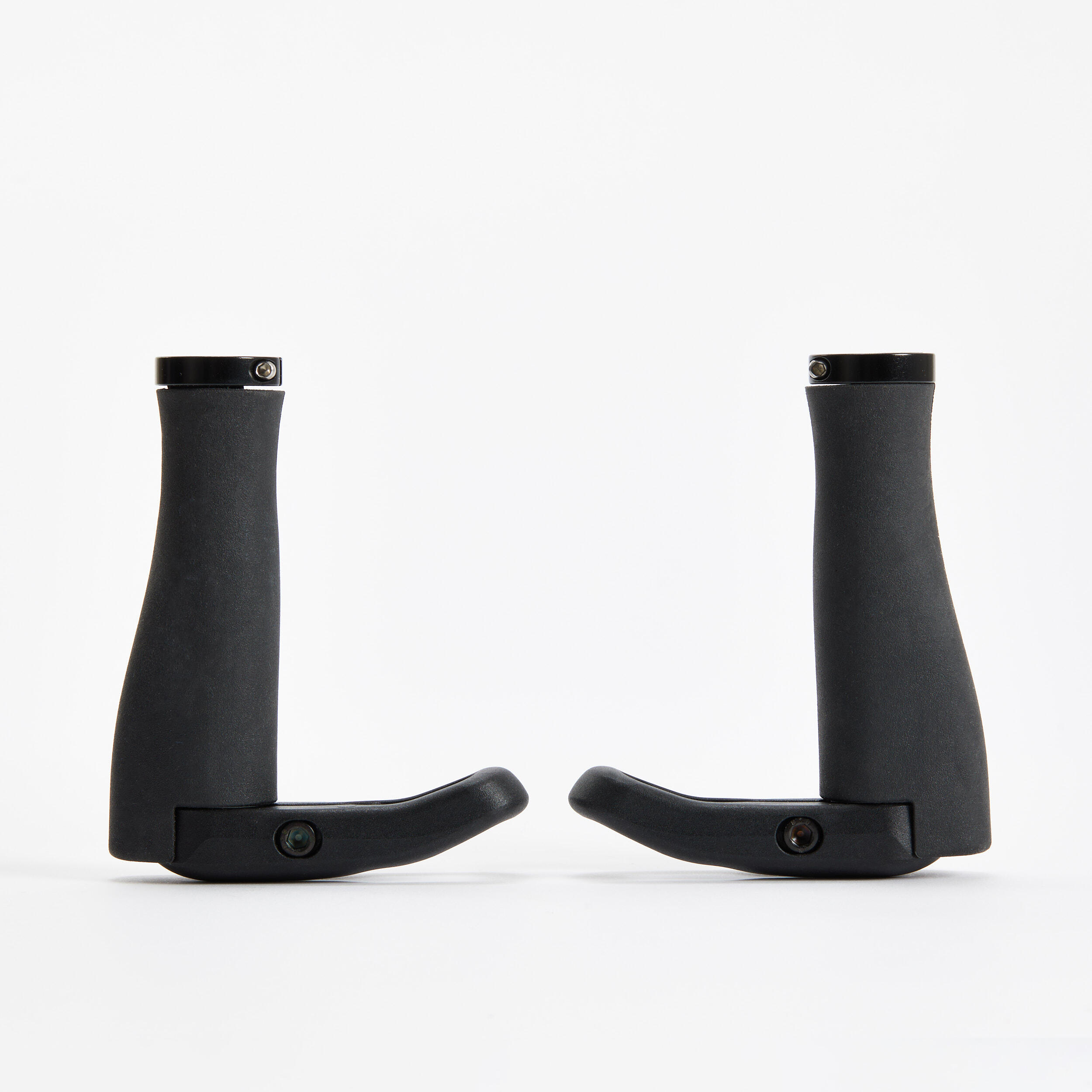 Poignées avec bar-ends pour vélo de ville - DECATHLON