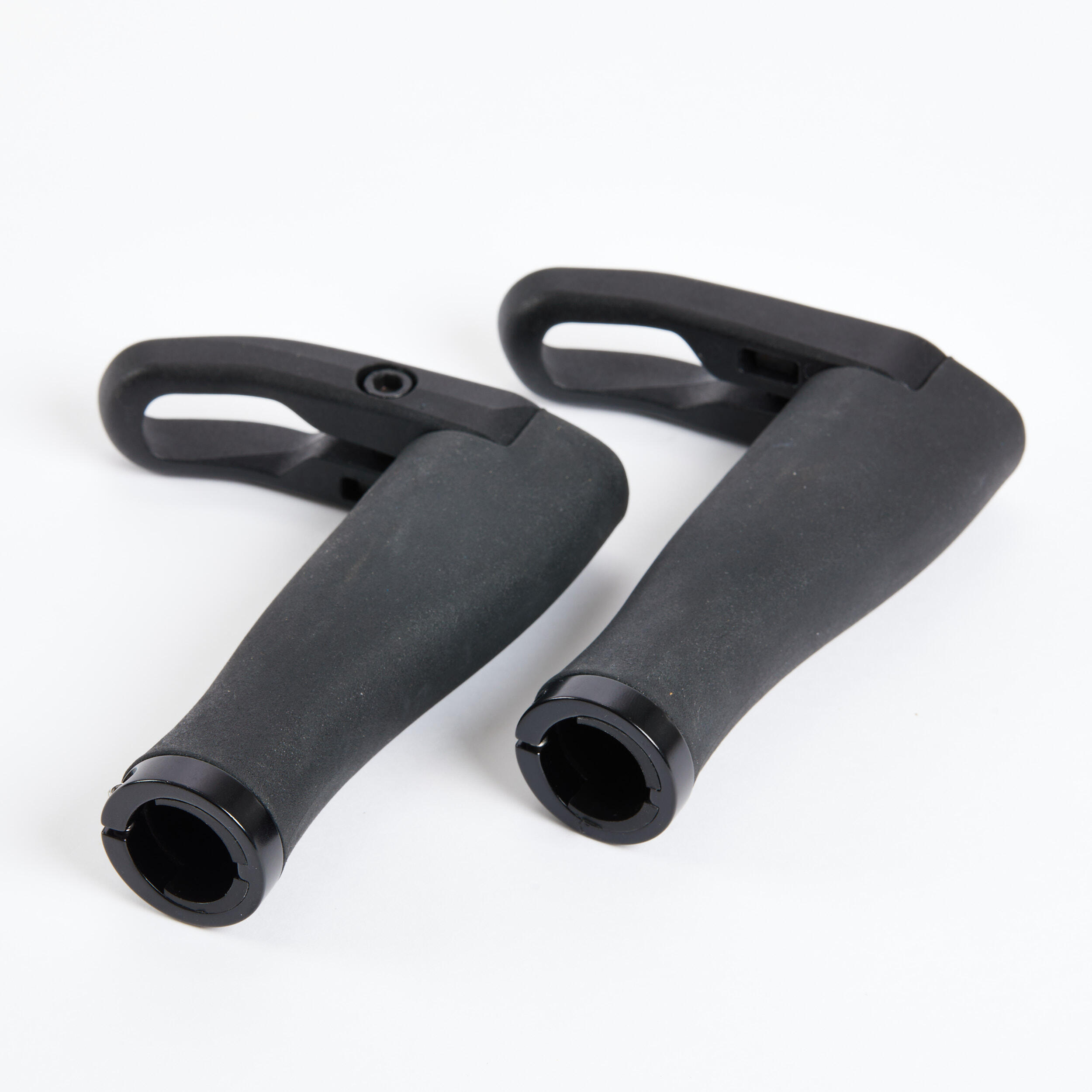 Poignées avec bar-ends pour vélo de ville - DECATHLON