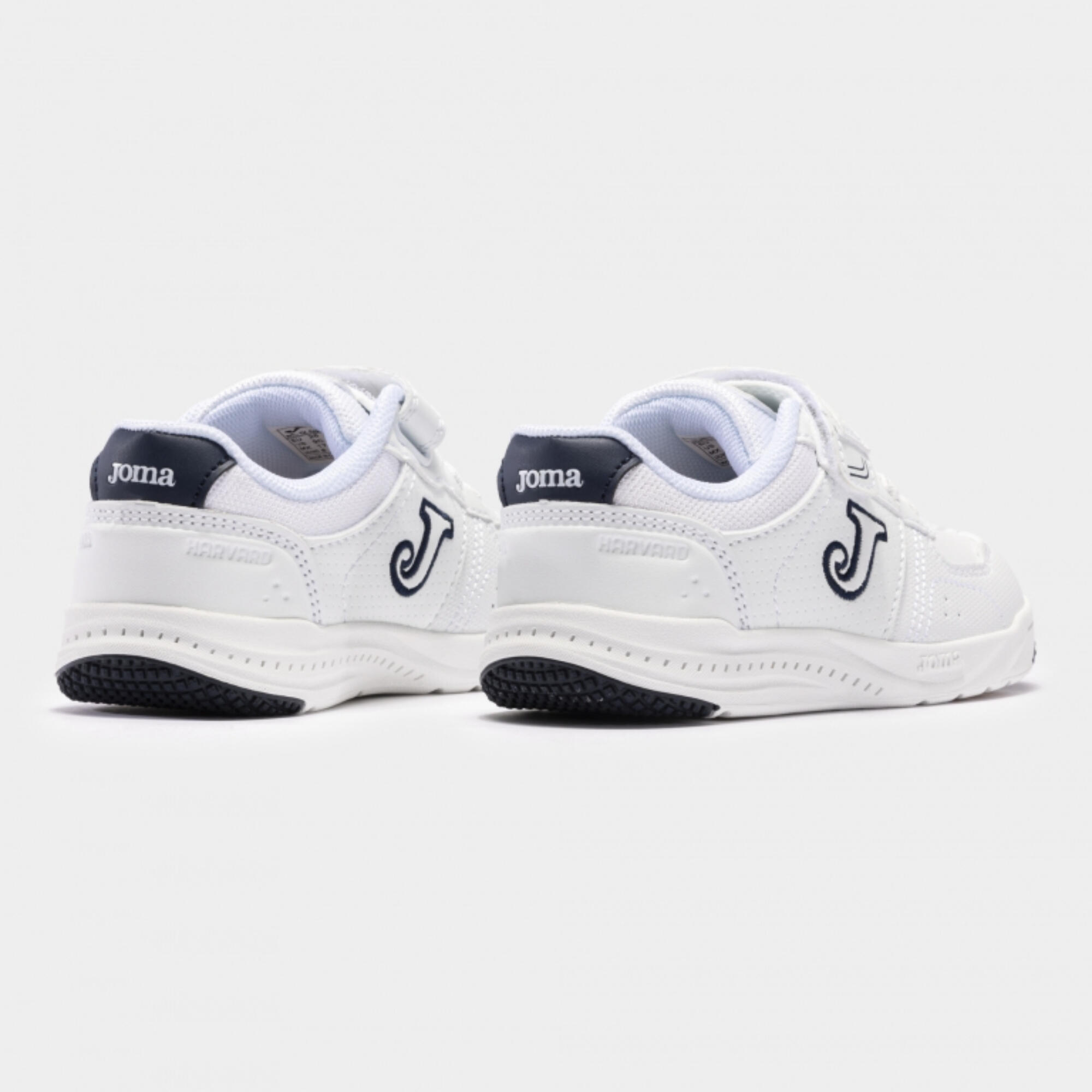 Zapatillas Joma Harvad Niños velcro Blanco y Azul marino 3/5