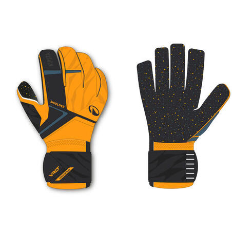 Рукавички воротарські F500 Viralto Shielder оранжеві/сині