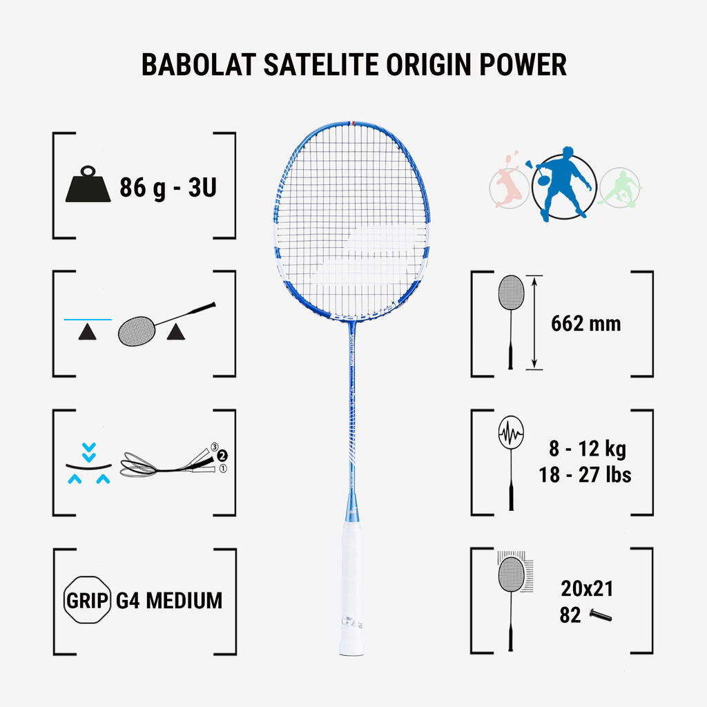 Badmintonschläger Babolat - Satelite Origin Power 