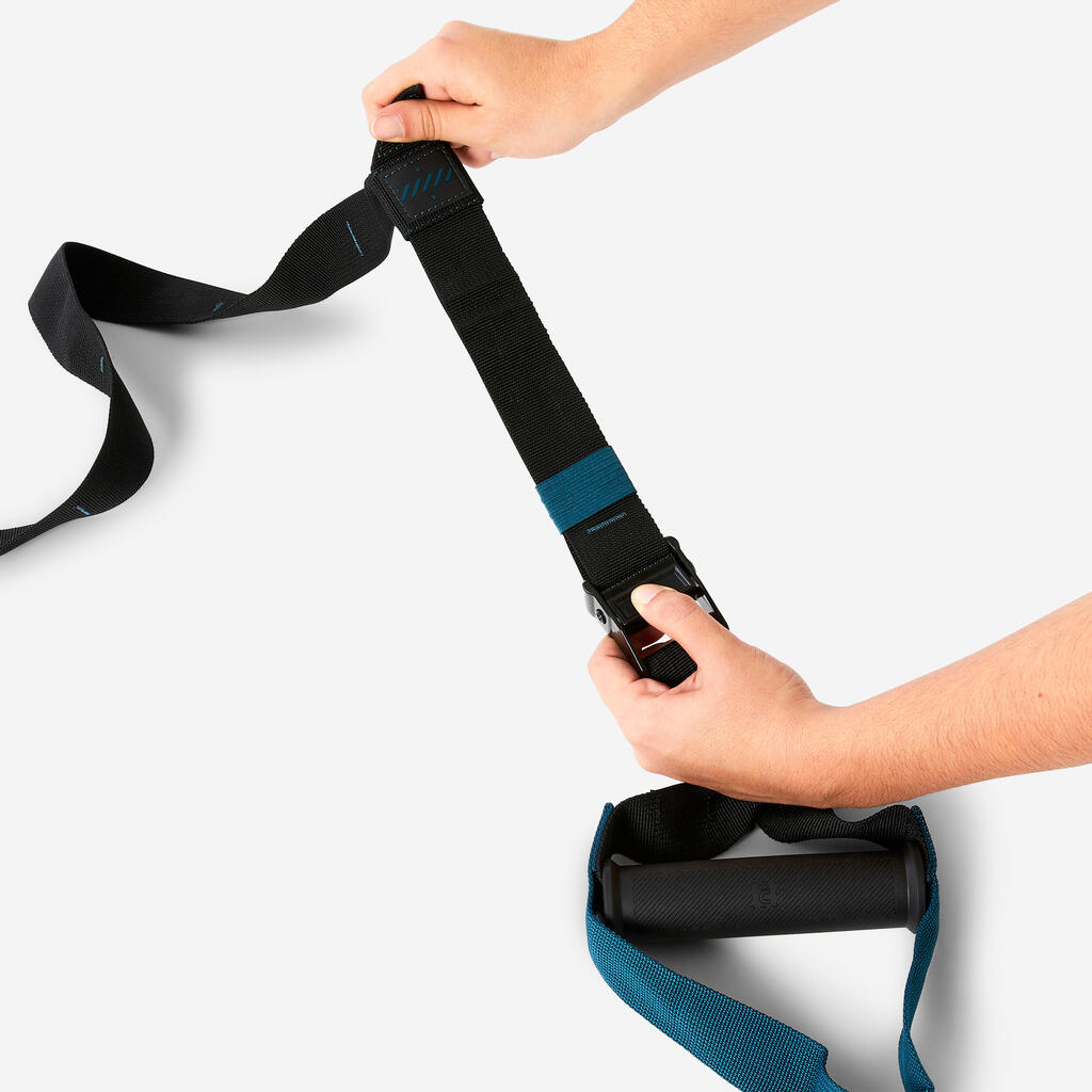 Suspension Trainers Strap Training 100 - Black/Blue