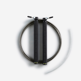 Corde à sauter cross training vitesse - speed rope pro noire