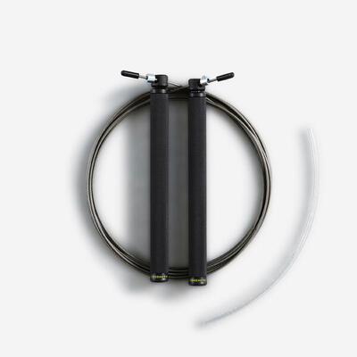 Springtouw crosstraining speed rope pro zwart