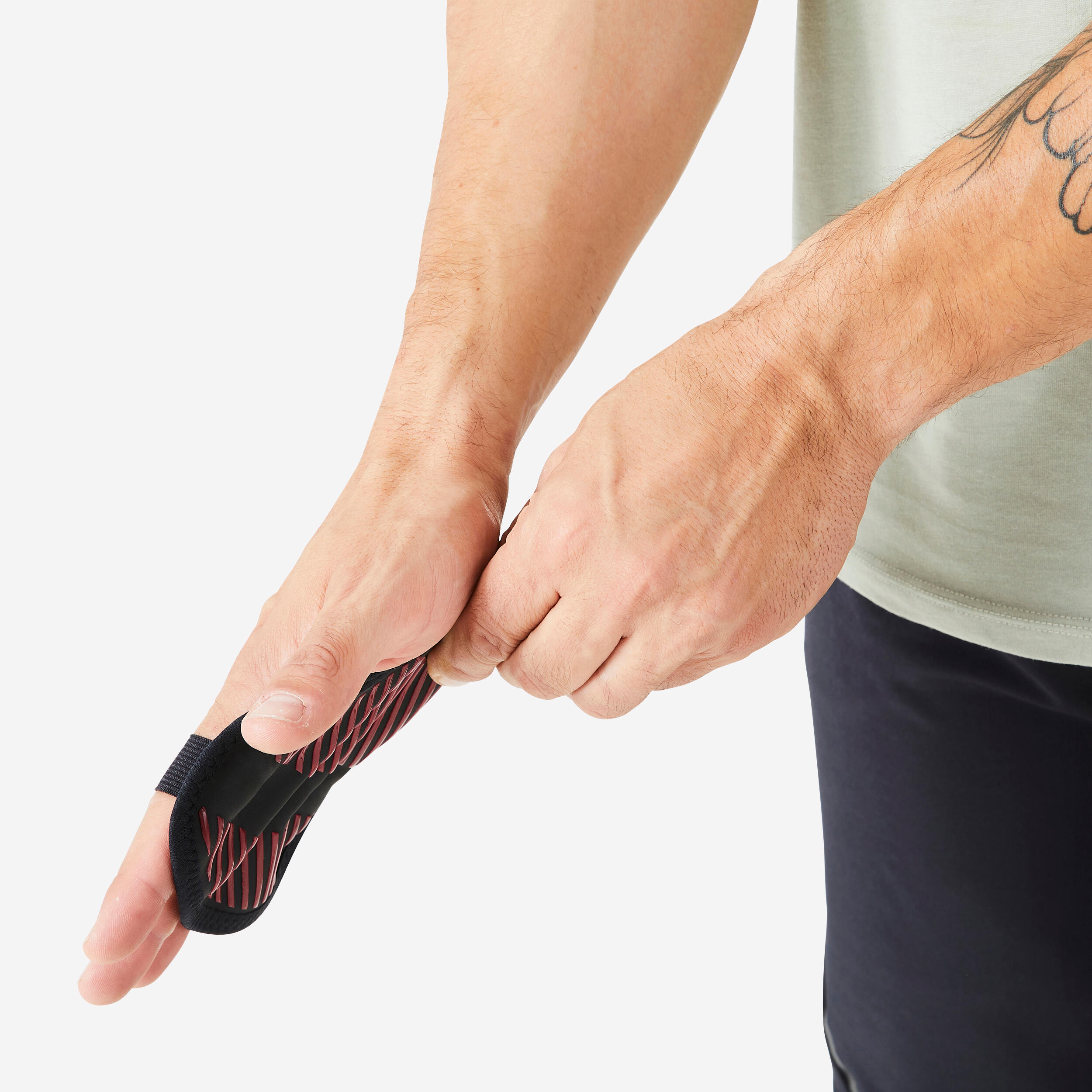 Weight Training Grip Pad Glove - Black 8/15