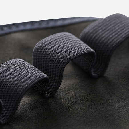 Weight Training Grip Pad Glove - Black