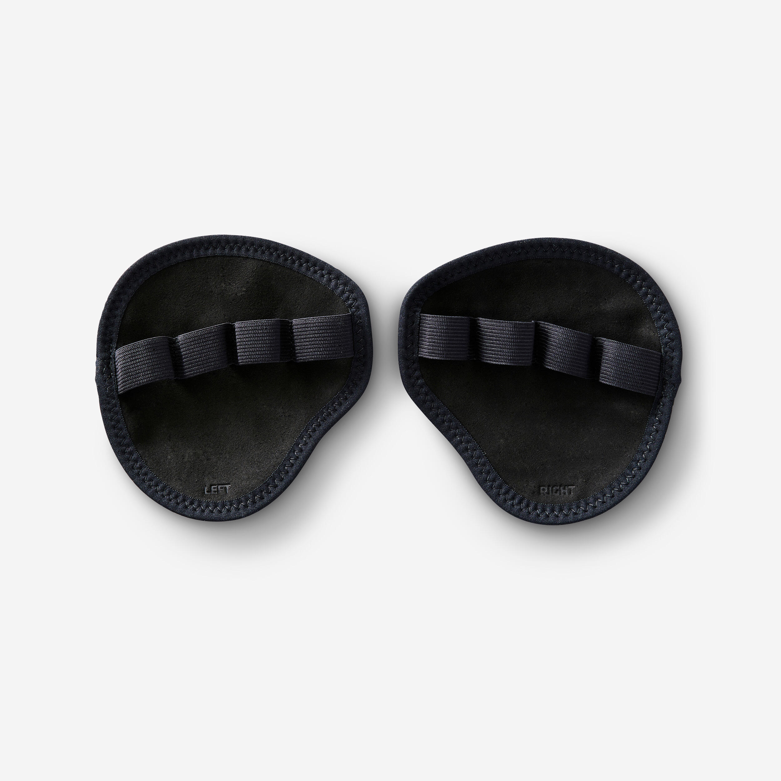 Grip pad, bodybuilding glove - black