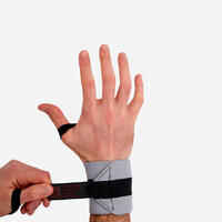 Weight Training Wrist Strap - Light Grey