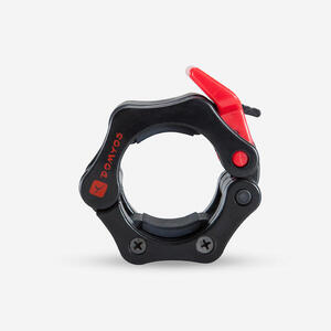 Cierre bloqueador discos halterofilia cross training musculación 50 mm domyos