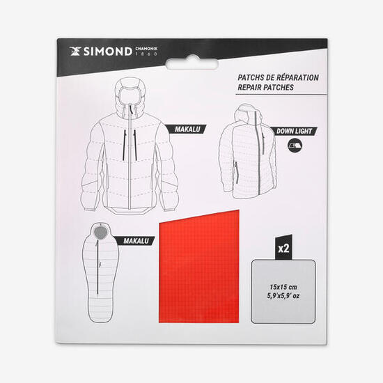 Adesivo di riparazione per piumini e sacchi a pelo alpinismo | blu