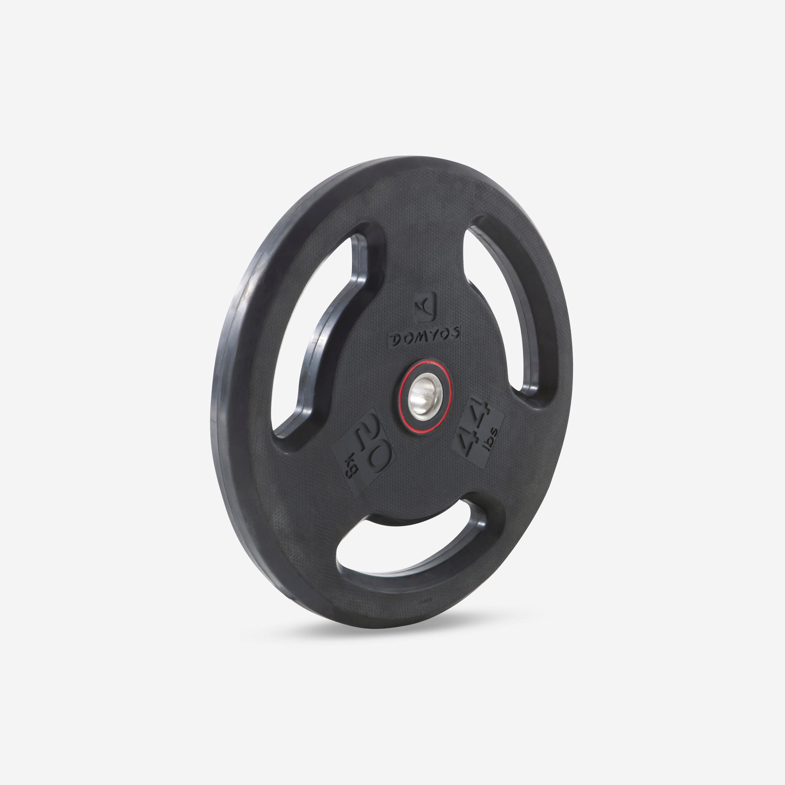 Rubber Weight Disc with Handles 28mm 20kg