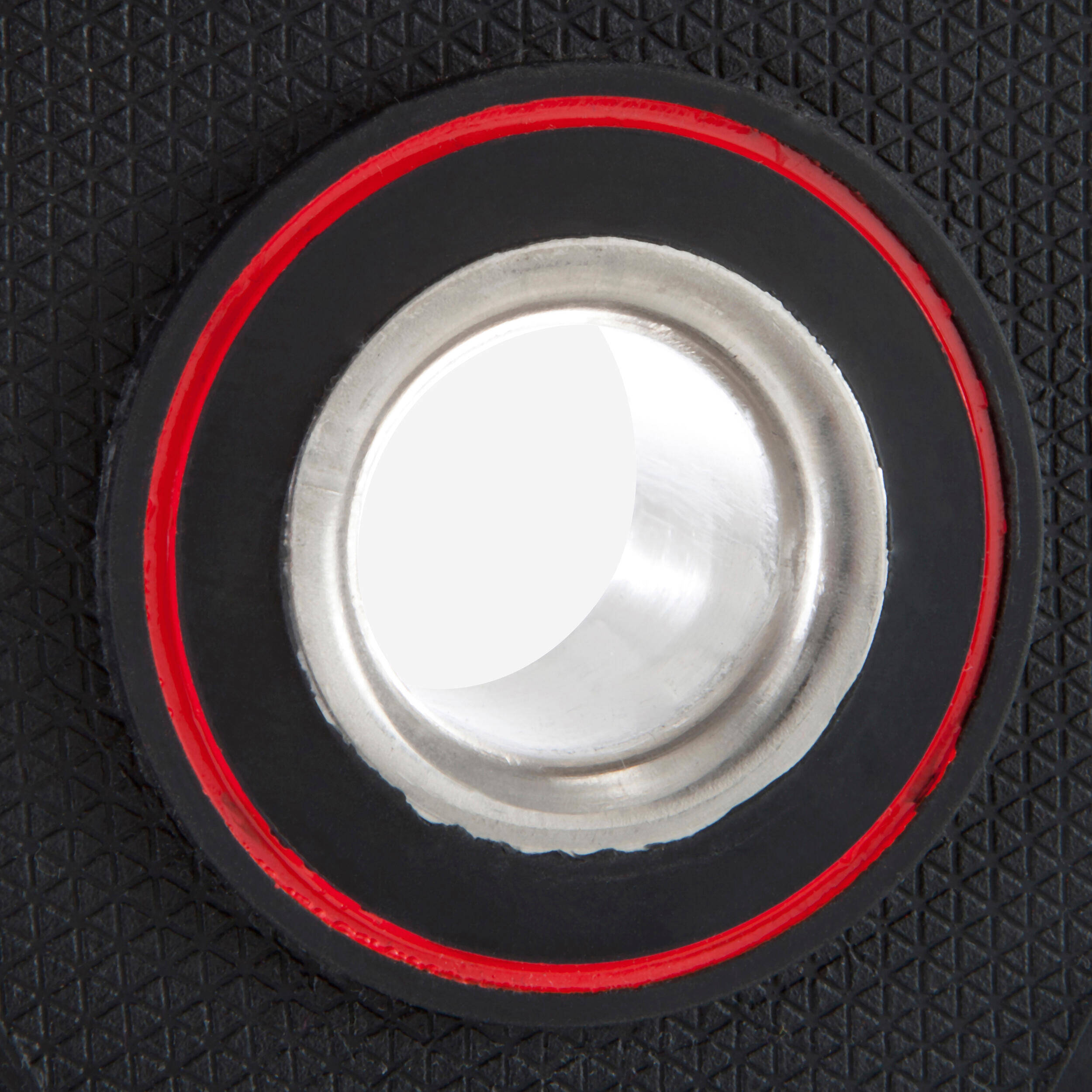 Rubber Disc Weight with Handles 28 mm 20 kg, Partly Recycled Cast Iron -  4