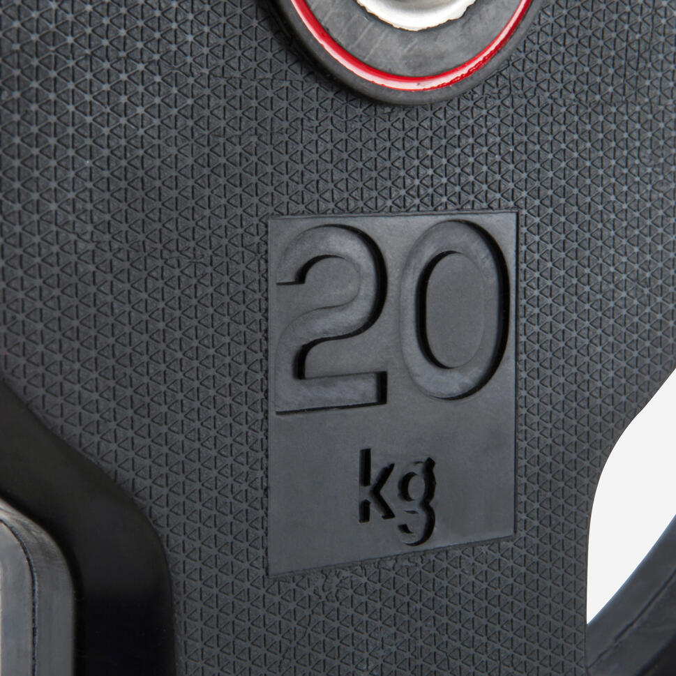 Kauçuk Ağırlık Plakası - 20 Kg - 28 Mm Sap