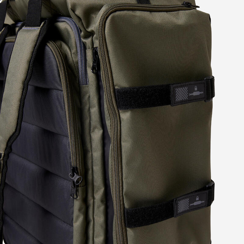 Sac de musculation et cross training 50 L avec poche isotherme, kaki