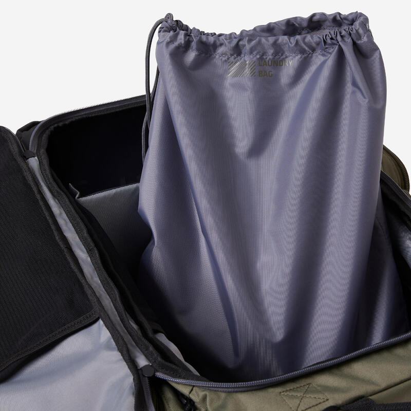 Sac de musculation et cross training 50 L avec poche isotherme, kaki