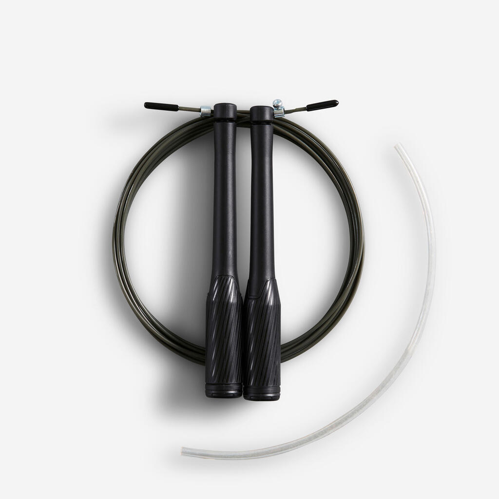 CUERDA VELOCIDAD CROSS TRAINING SPEED ROPE NEGRO