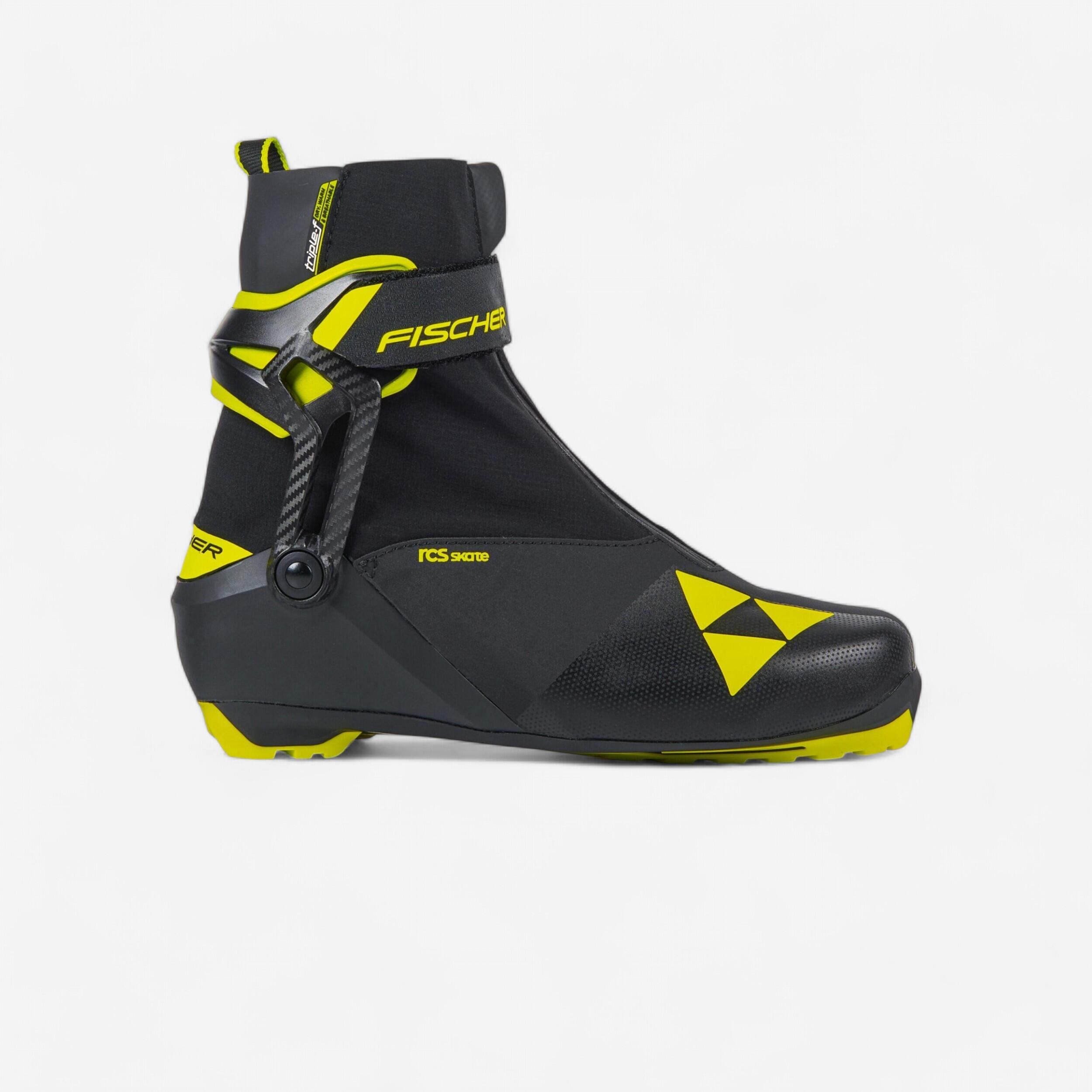 Botas de ski de fundo skating adulto, fischer rcs