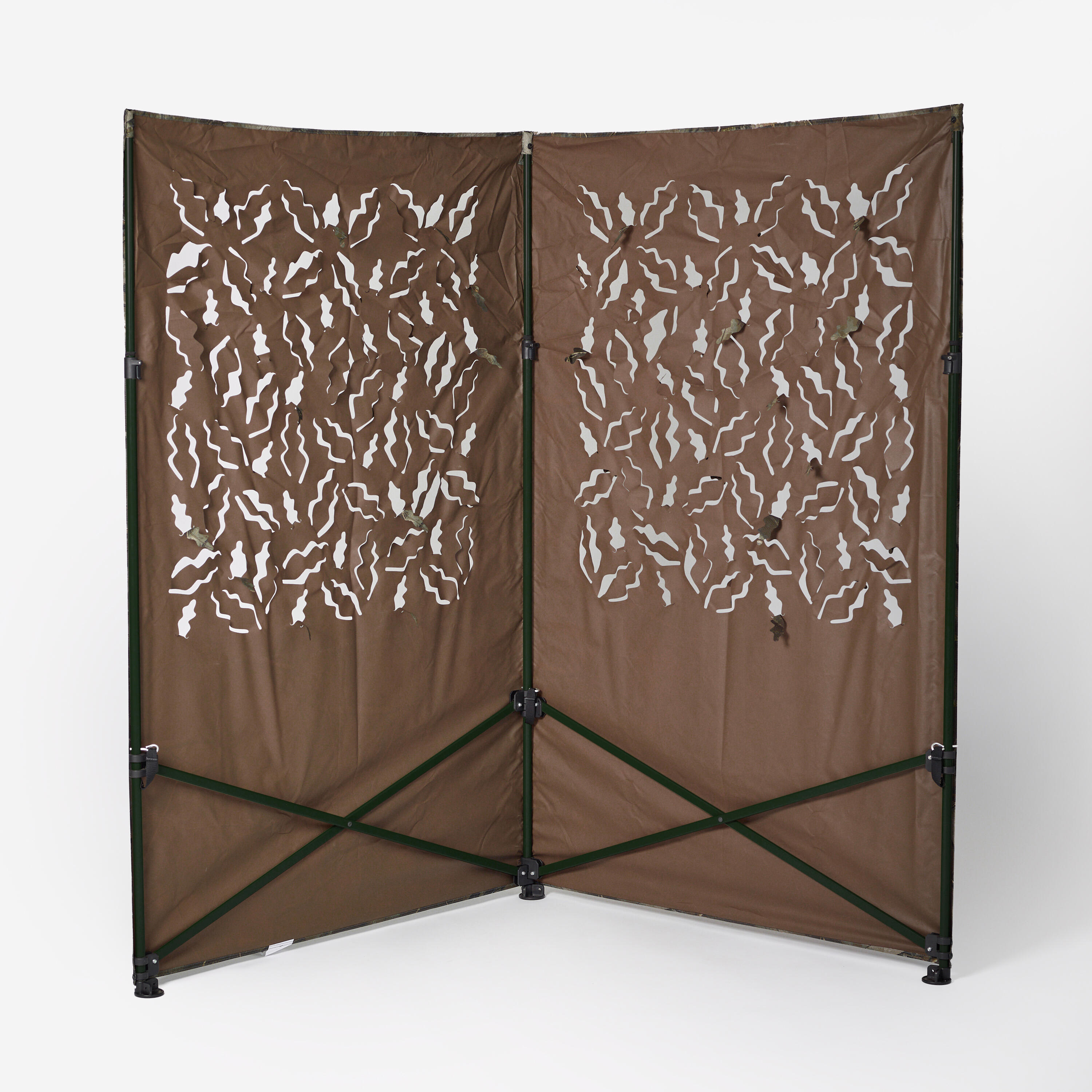 HUNTING DOUBLE SCREEN FOLDING HIDE TREEMETIC CAMOUFLAGE 2/7