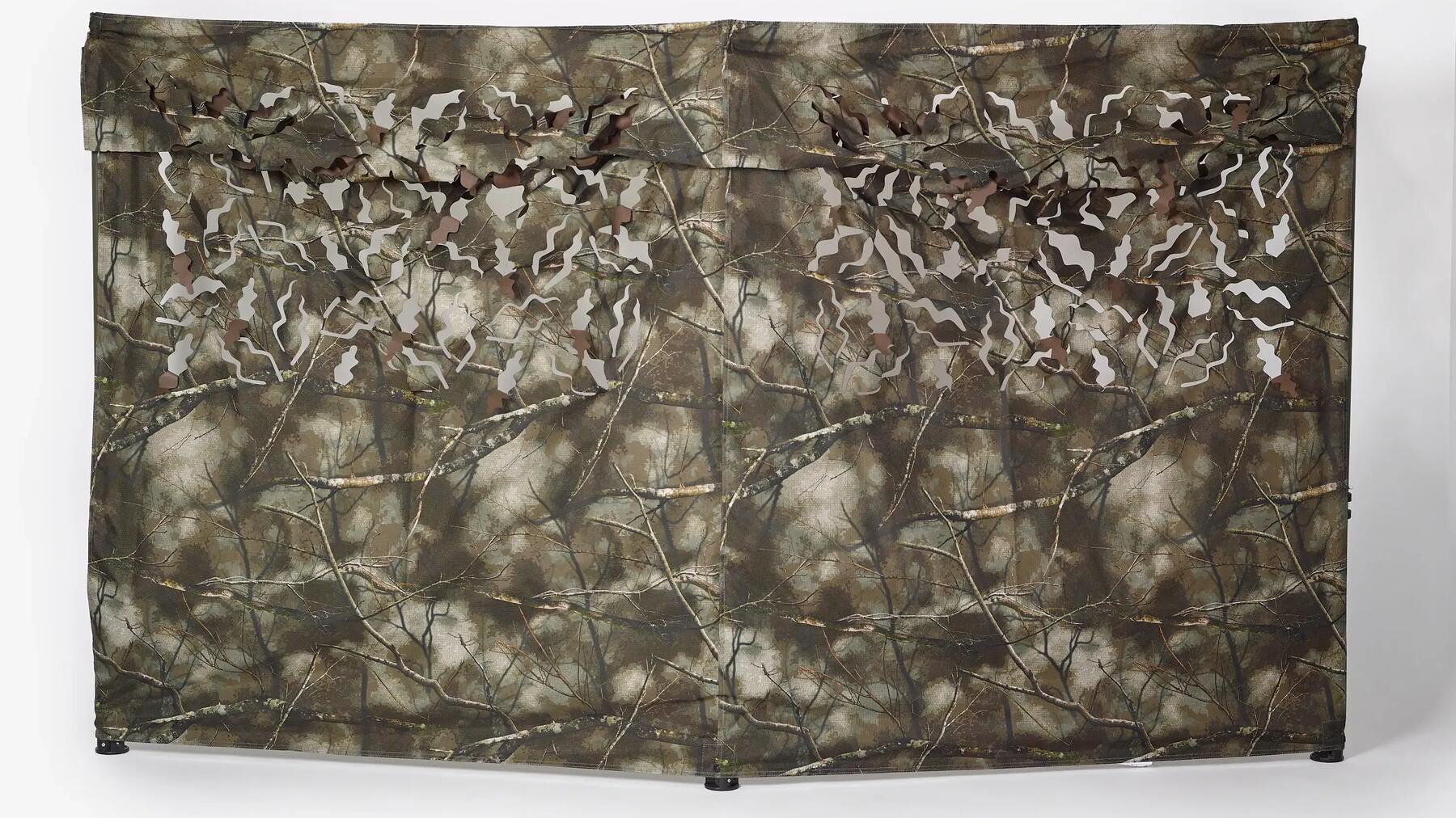 Abrigo de caça para se camuflar na vegetação