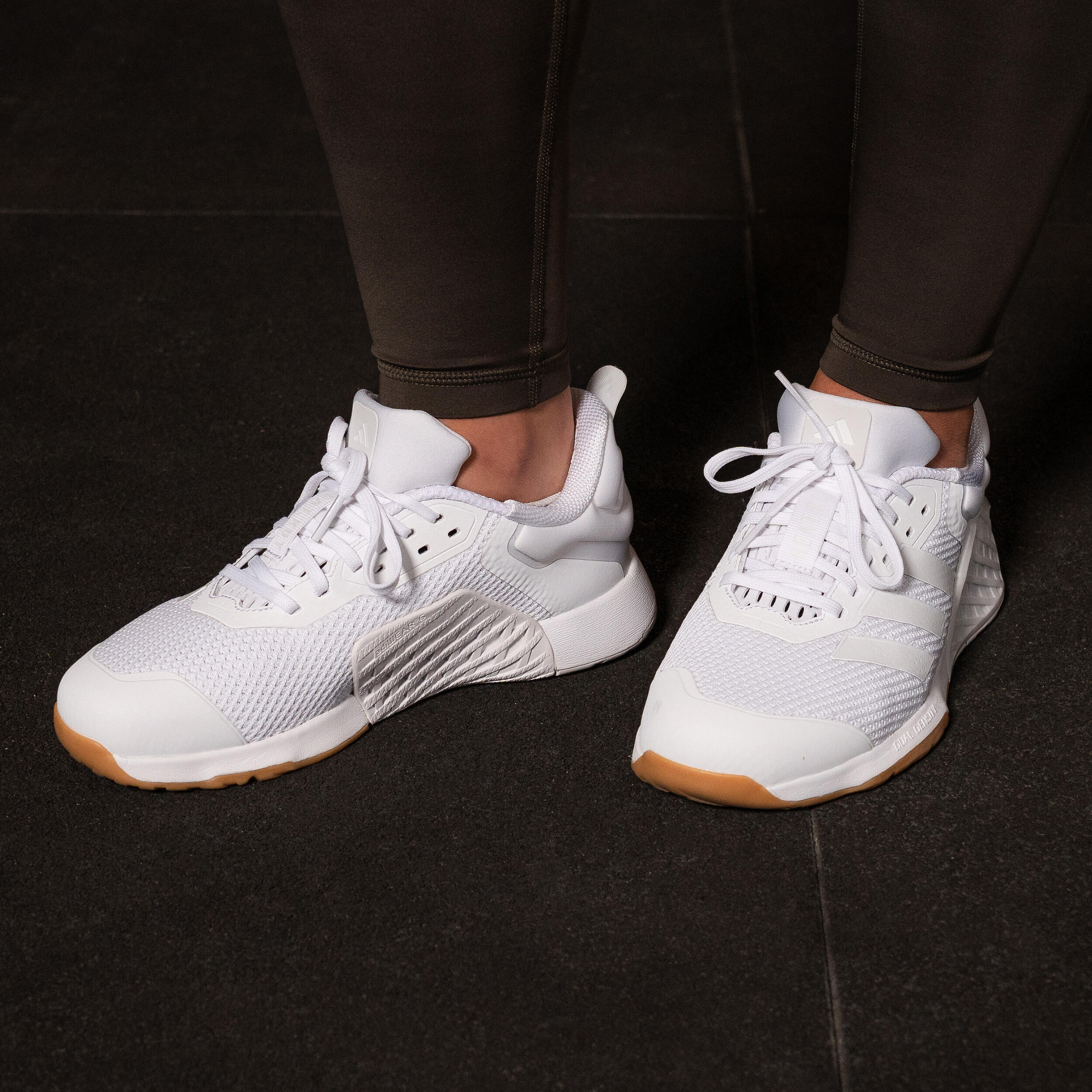 Sneakers ADIDAS donna palestra DROPSET bianche 2/12
