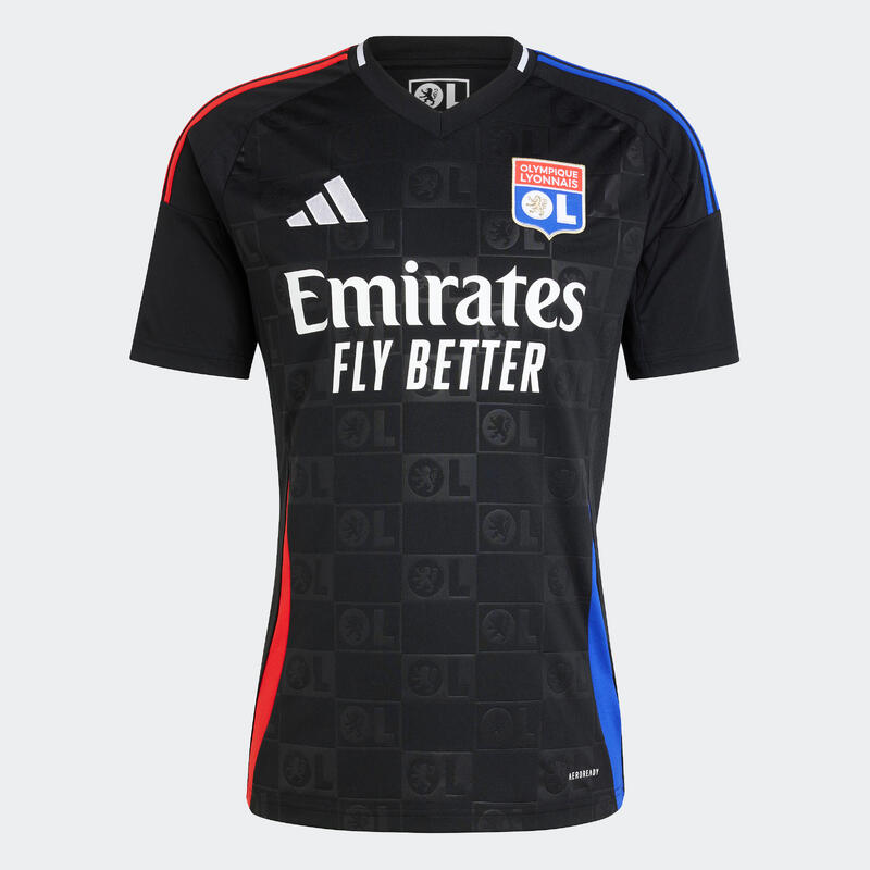 Tricou Fotbal Deplasare Olympique Lyonnais 24/25 Adulți 