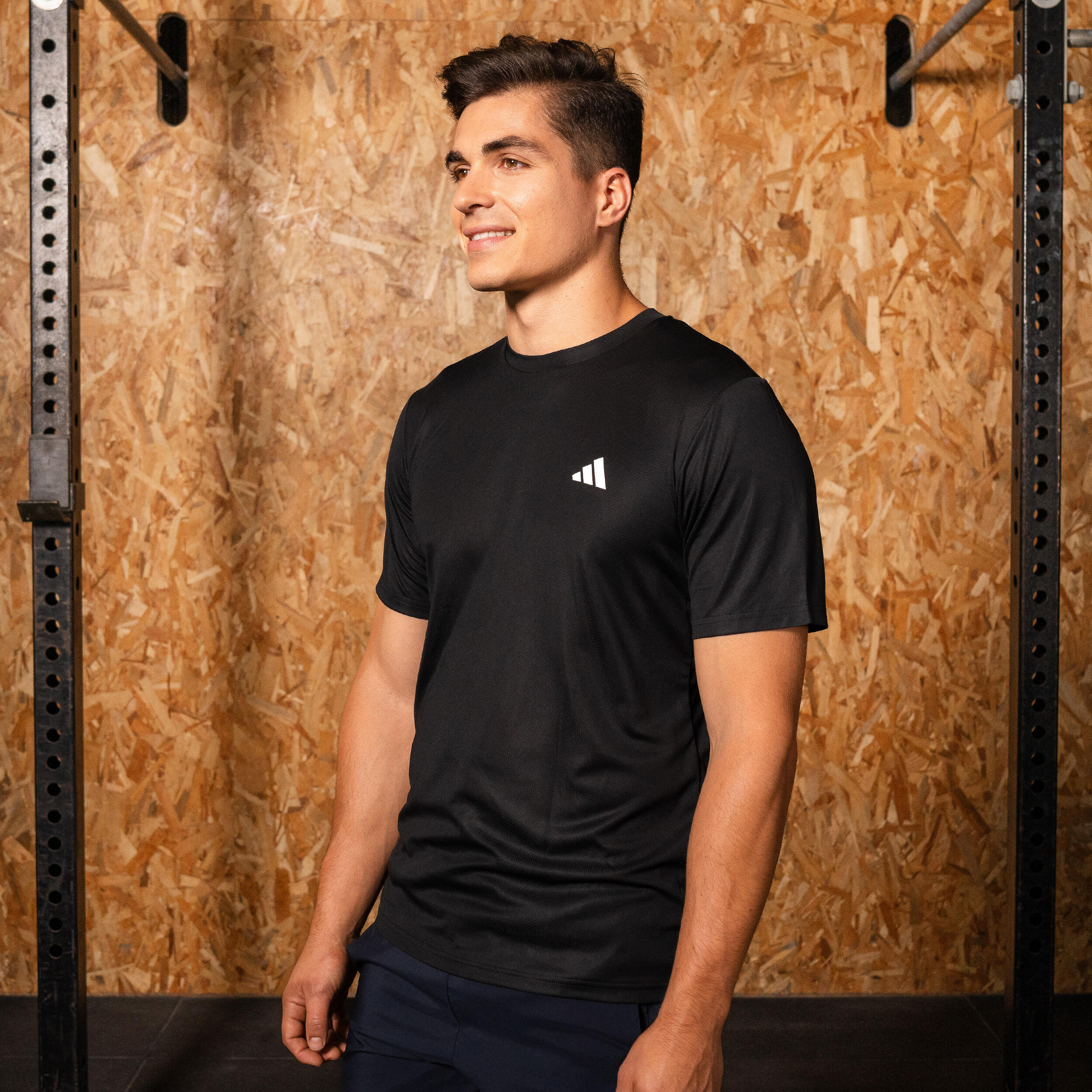 FITNESS T-SHIRT CARDIO ADIDAS MEN BLACK