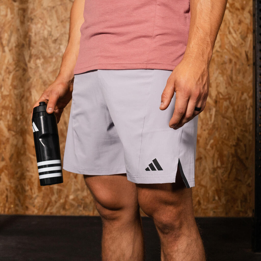 ADIDAS Shorts Herren - grau 