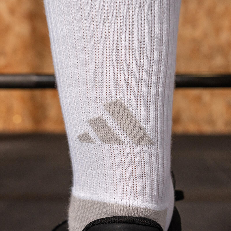 Calcetines Adidas Blanco 3 Bandas Altos