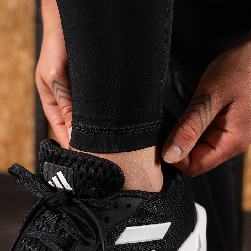 Colanți Fitness ADIDAS Imprimeu logo Negru Damă