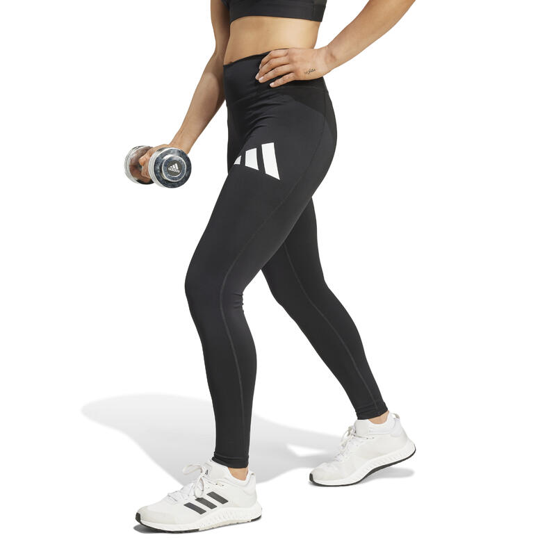 Legging imprimé logo femme - noir