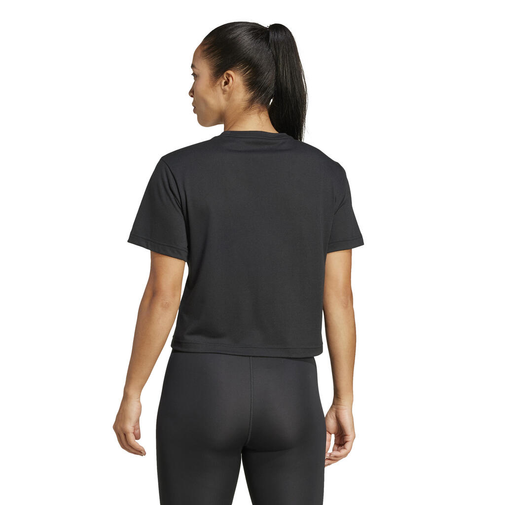 Women's Print Logo T-Shirt - Black